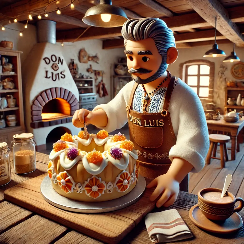 King’s Bread (Rosca de Reyes) con Hot Chocolate