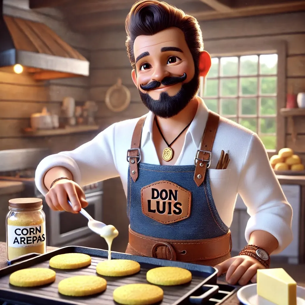 Corn Arepas con Mantequilla