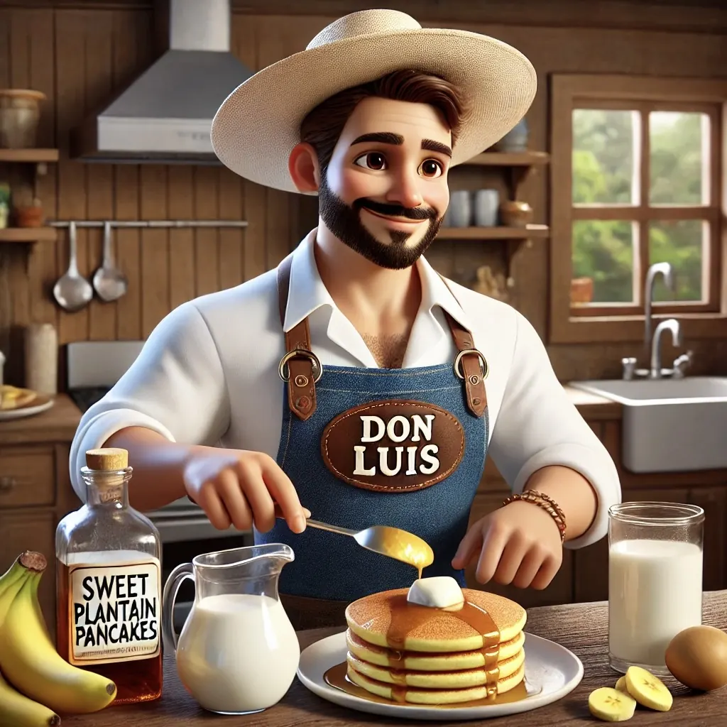 Sweet Plátano Pancakes