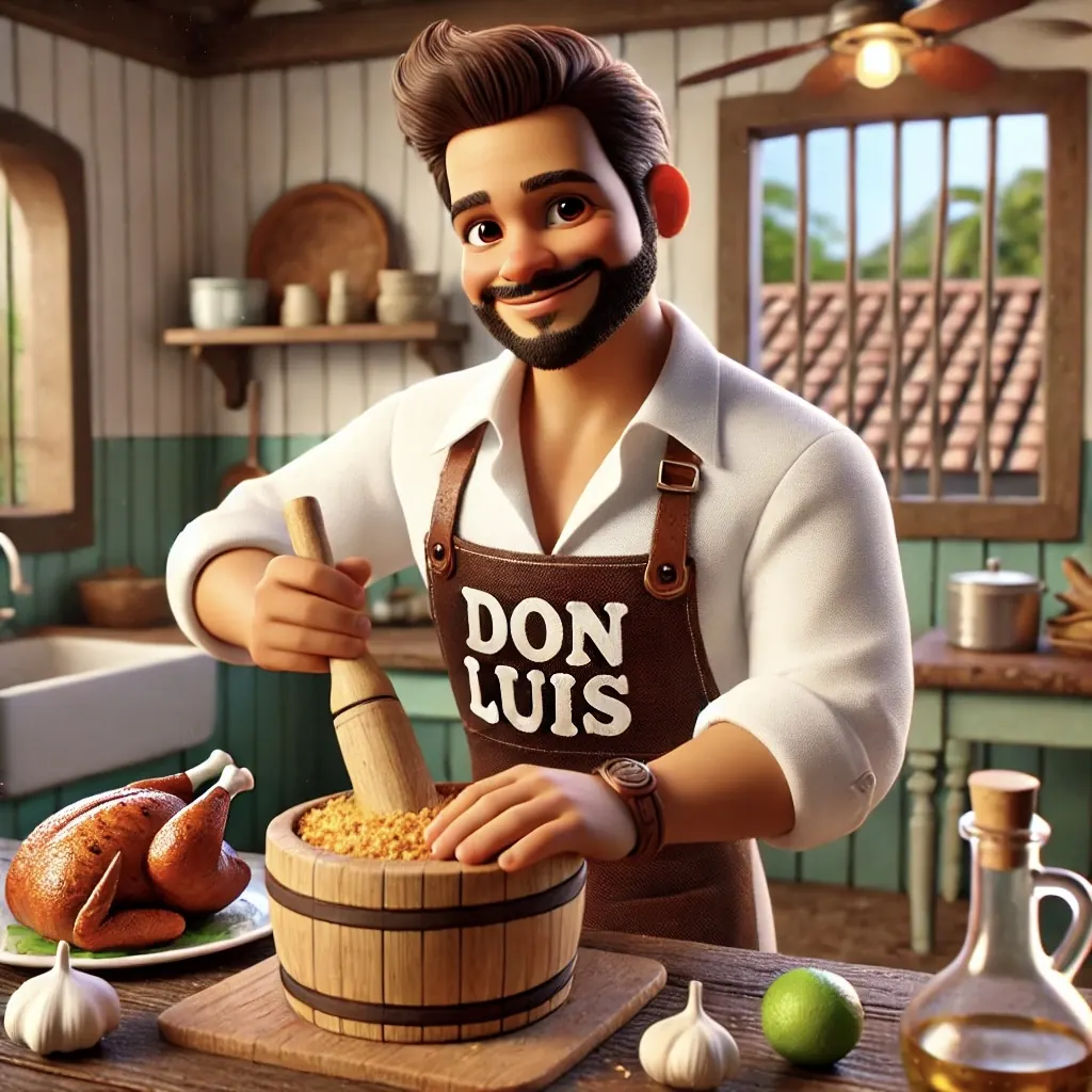 Mofongo con Grilled Pollo