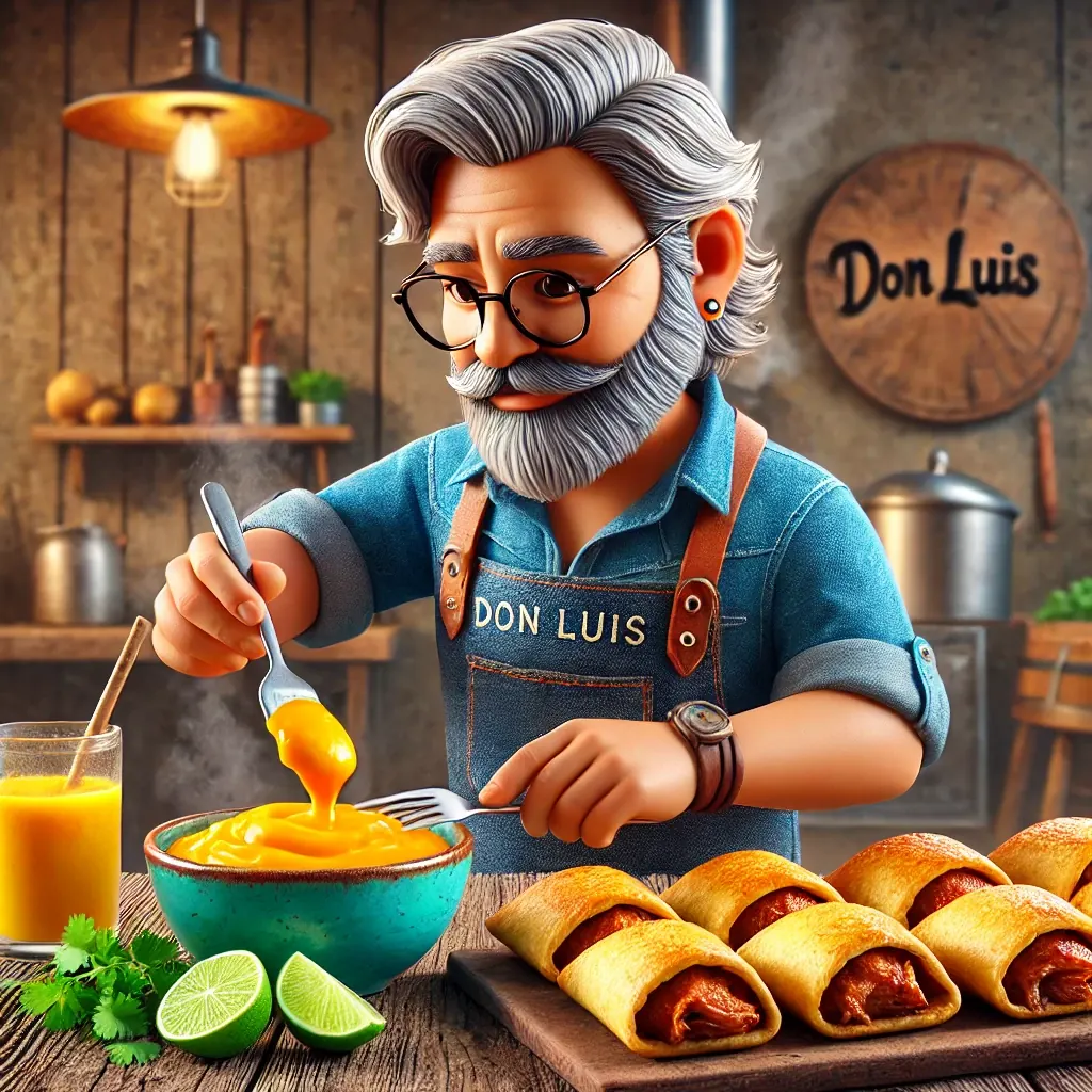 Pastelillos de Pernil con Salsa de Mango