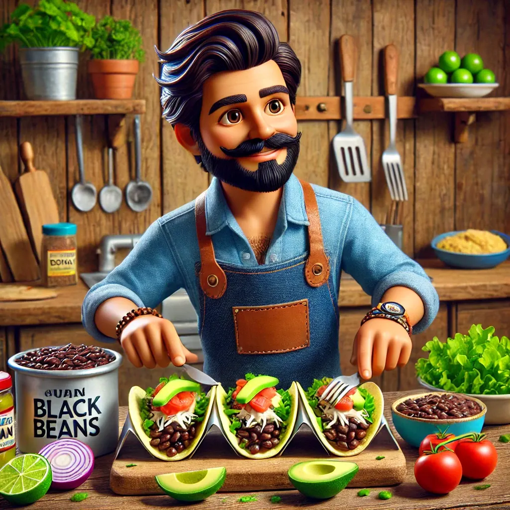 Cubano Habichuela Negra Tacos
