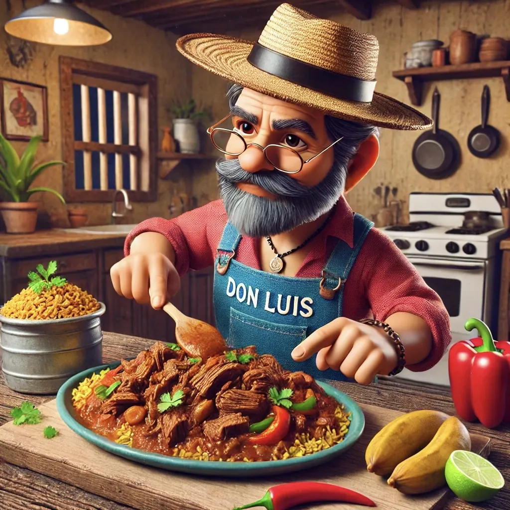 Ropa Vieja with Arroz con Gandules