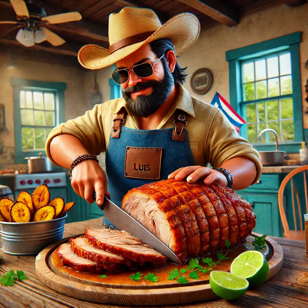 Pernil con Plátanos