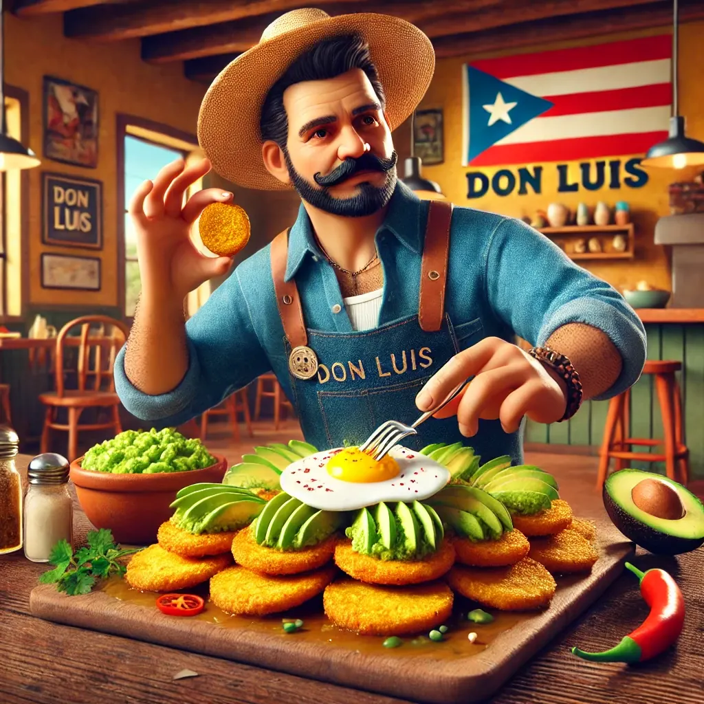 Tostones con Avocado y Fried Egg