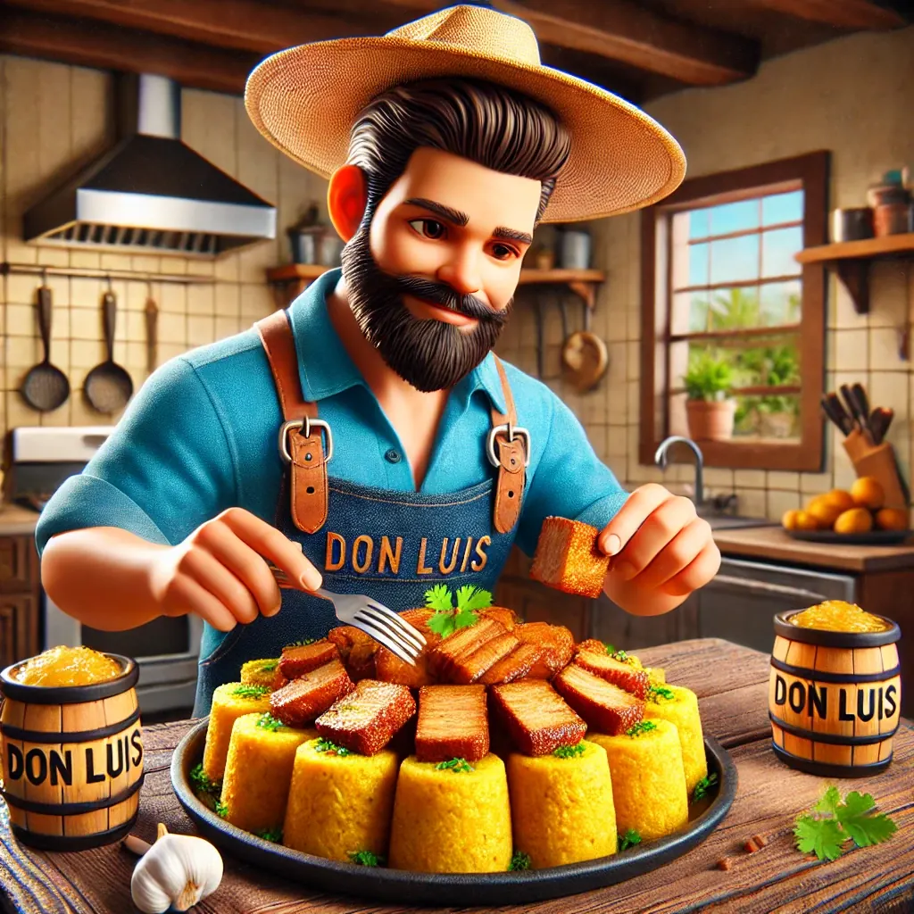 Mofongo con Carne Frita