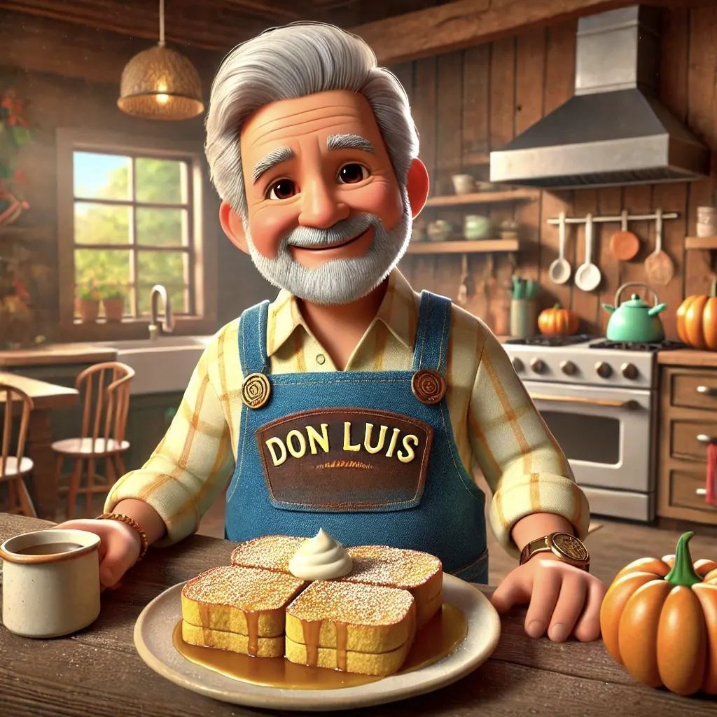 Pumpkin-Spiced Mallorca French Toast