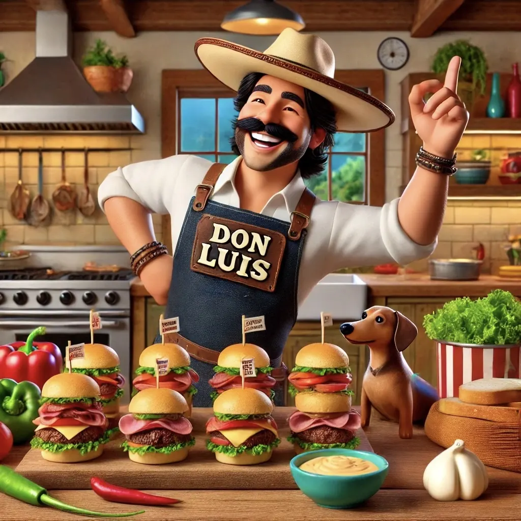 Tripleta Sliders con Spicy Aioli