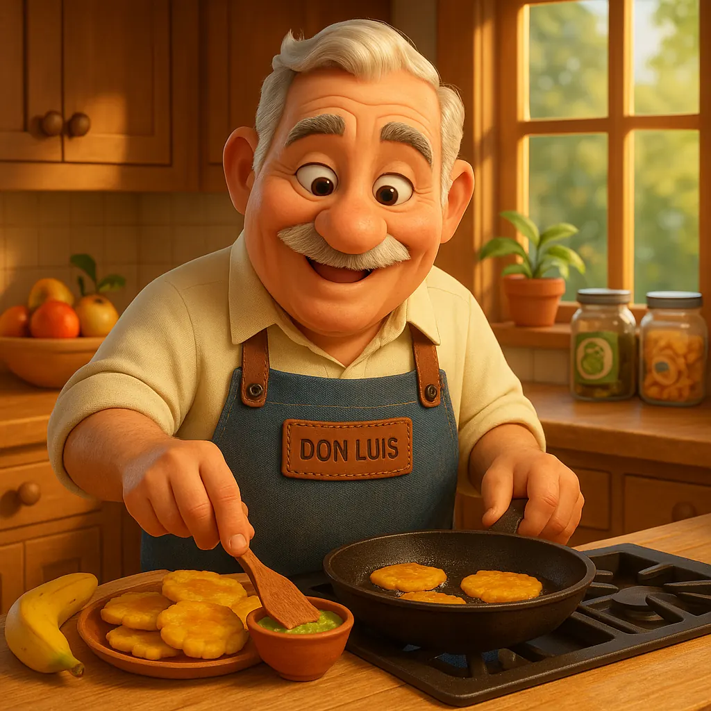 Tostones con Ajo Sauce